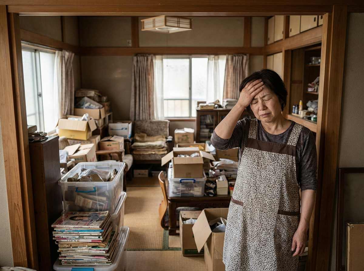 物が多くて困っている